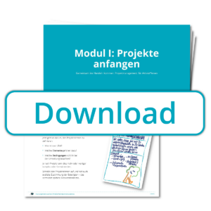 Call to Action Download Präsentation Projektmanagement Modul 1