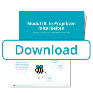 Call to Action Download Präsentation Projektmanagement Modul 3