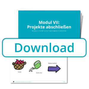 Call to Action Download Präsentation Projektmanagement Modul 7