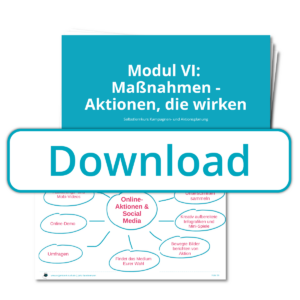 Call to Action Download Präsentation Kampagnenarbeit Modul 6